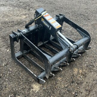 36" Compact Stand-On Skid Steer Root Grapple Attachment